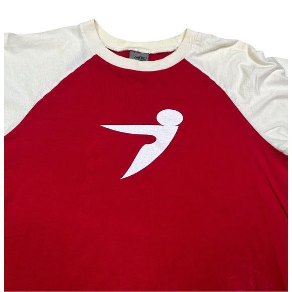 Diesl 55Dsl T-Shirt Long Sleeve T Raglan Logo Print Cotton Size S Unisex - Picture 3 of 11